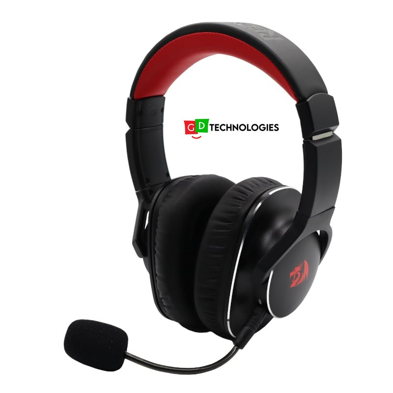 REDRAGON Over-Ear 7.1 PC|PS4|PS5|Xbox (3.5mm AUX) Gaming Headset – Black