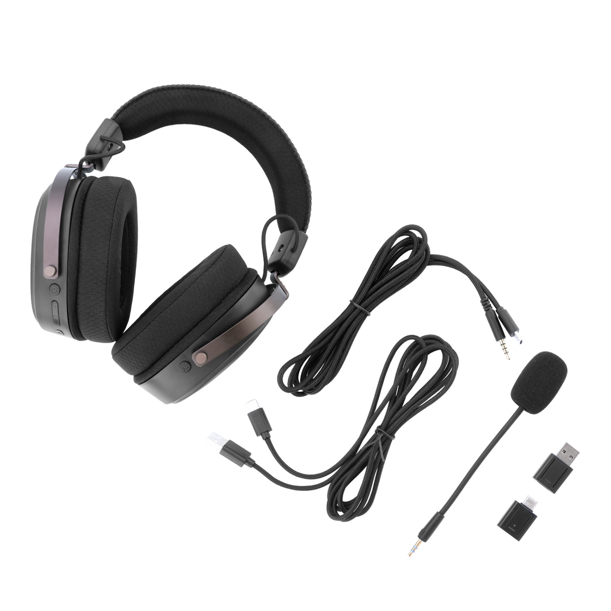 Redragon FURY WRS Over-Ear Wireless Gaming Headset - Black – image 6