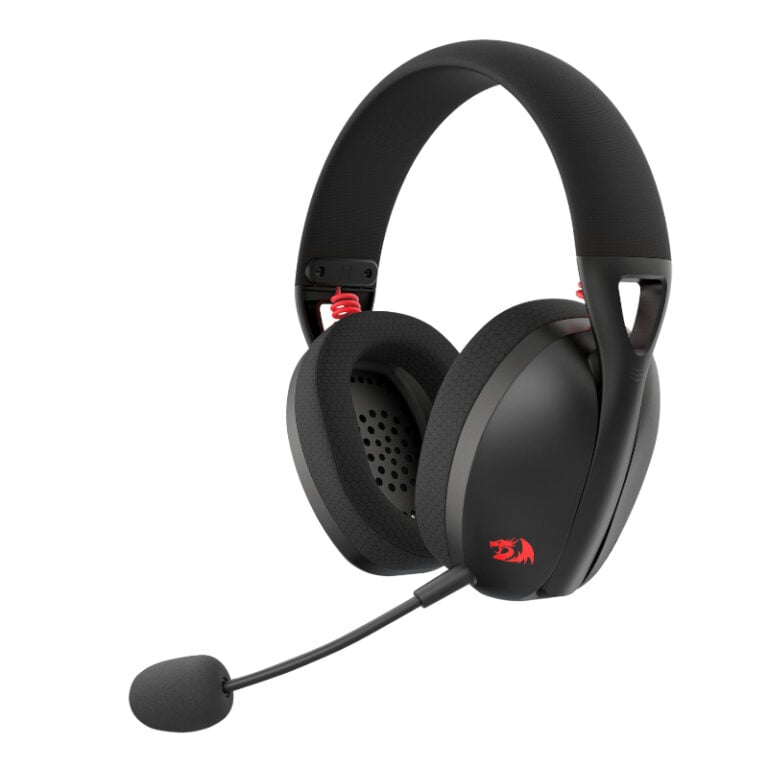 REDRAGON Over-Ear IRE BT5.2 Wireless Gaming Headset – Black