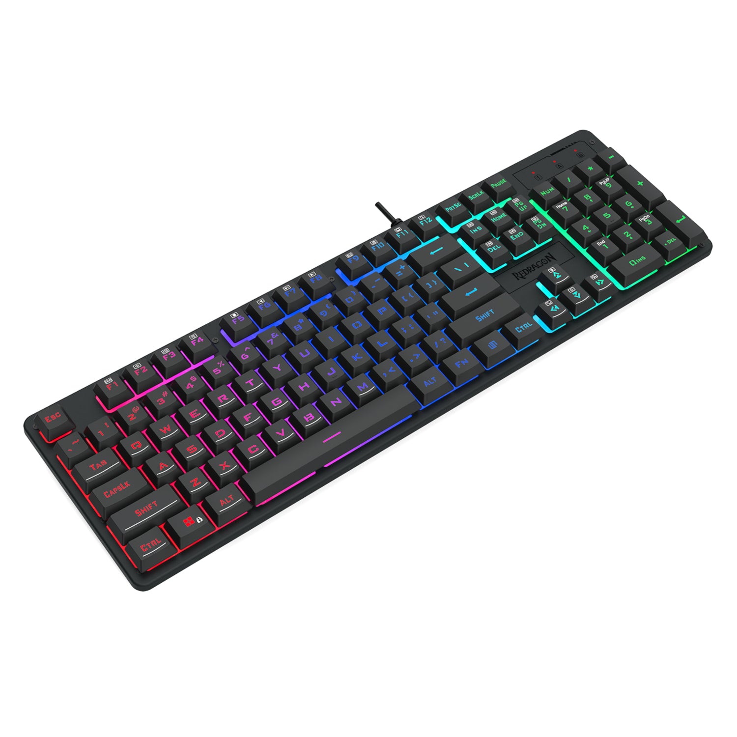 Redragon K521 RGB NETHERBANE 104-Key Membrane Gaming Keyboard – image 2
