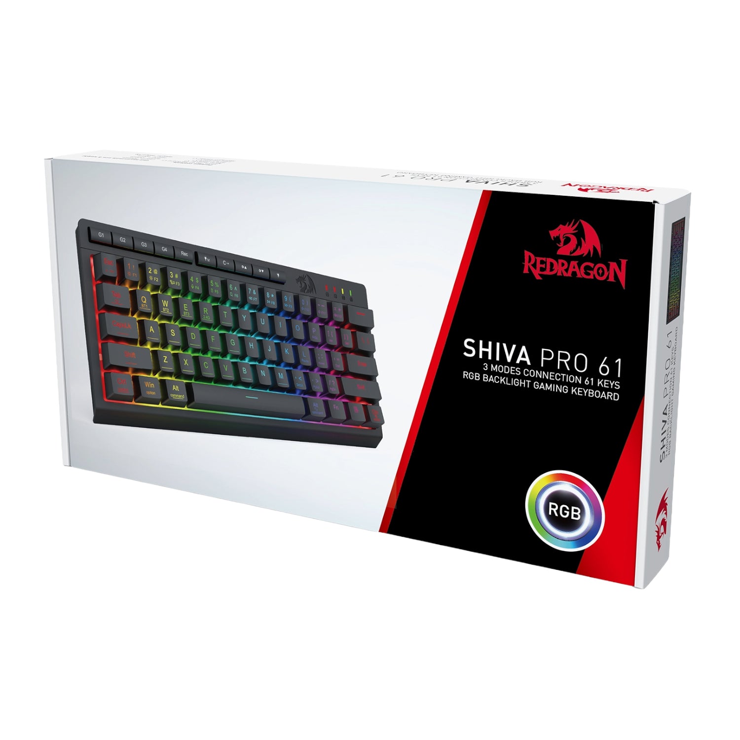 Redragon SHIVA K522 PRO RGB Wireless Gaming Keyboard- Black – image 10