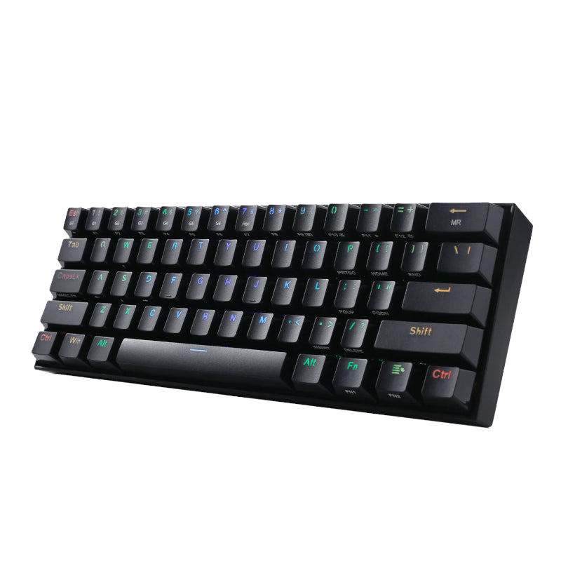 REDRAGON DRACONIC PRO Mechanical 61 Key|Bluetooth 5.0|RGB 9 Colour Modes|Rechargable Battery|Type-C Charging Cable Gaming Keyboard - Black – image 2