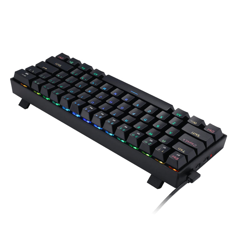 REDRAGON DRACONIC PRO Mechanical 61 Key|Bluetooth 5.0|RGB 9 Colour Modes|Rechargable Battery|Type-C Charging Cable Gaming Keyboard - Black – image 3