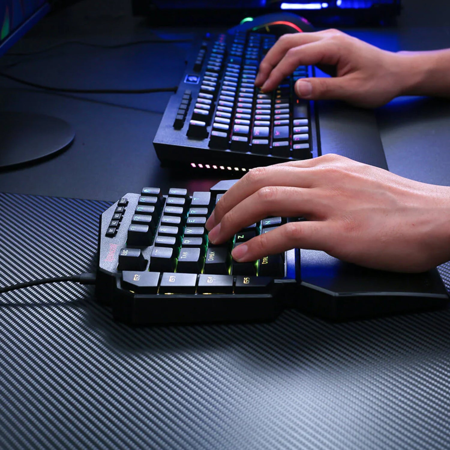 Redragon K585 DITI ELITE PRO RGB 40% Wireless Mechanical Gaming Keyboard - Blue Switches – image 5