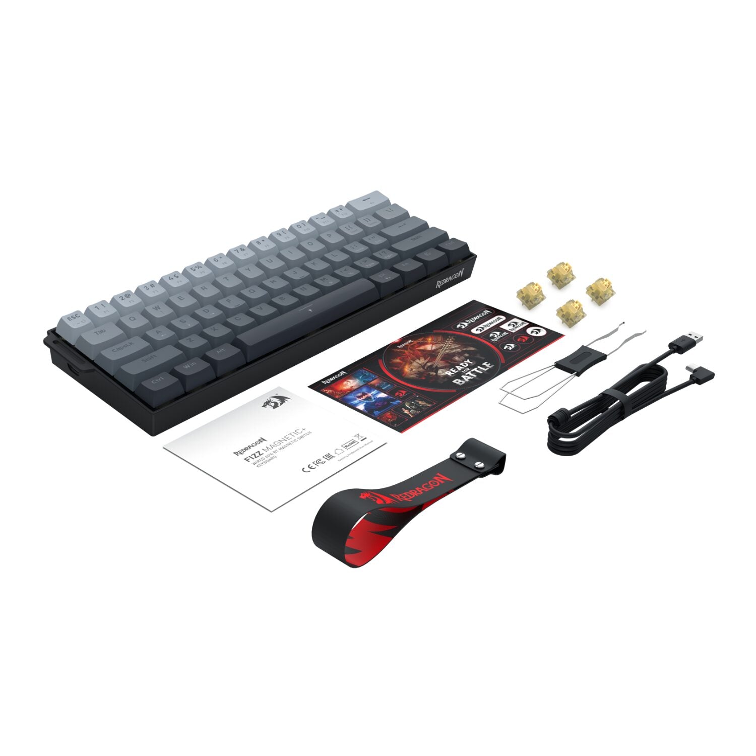 Redragon FIZZ Magnetic+ Wired 60% Gaming Keyboard – image 9