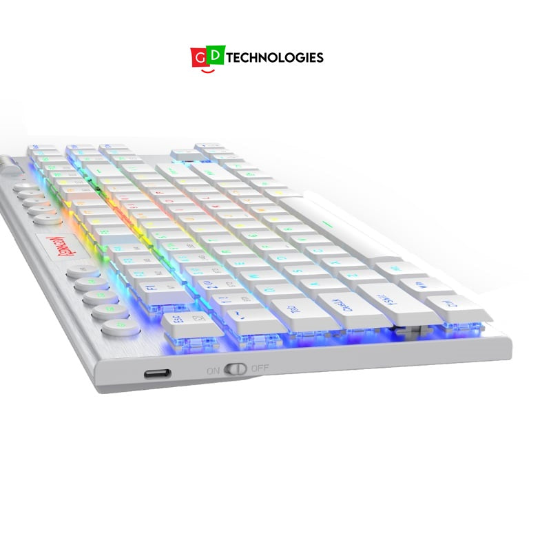 REDRAGON HORUS 87KEY RGB LED SUPER-SLIM ALU FRAME