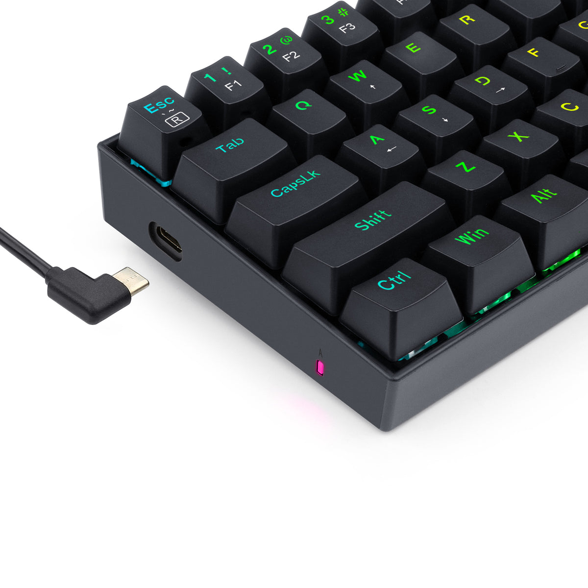REDRAGON DRAGONBORN Wired Mechanical Keyboard RGB 67Key Design - Black – image 3