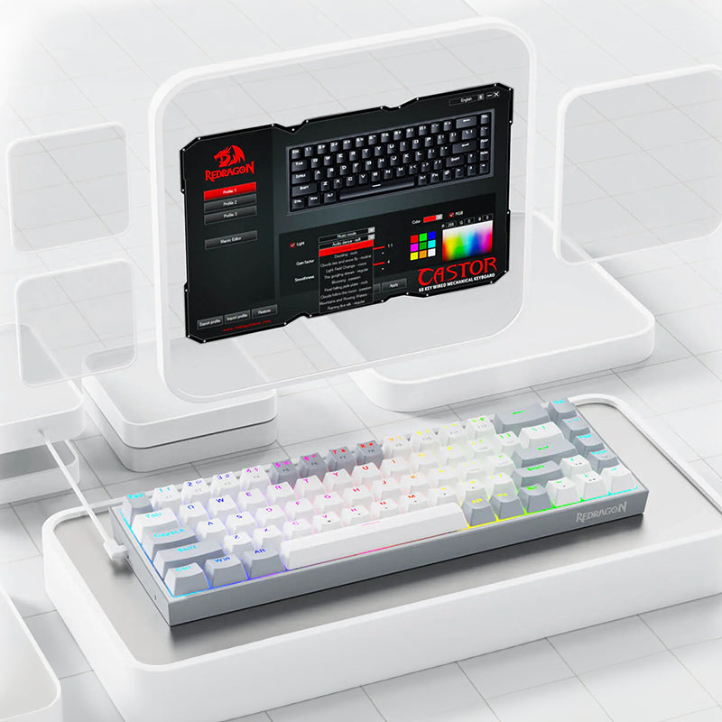 REDRAGON MECHANICAL Caster Wired Gaming Keyboard - image 4