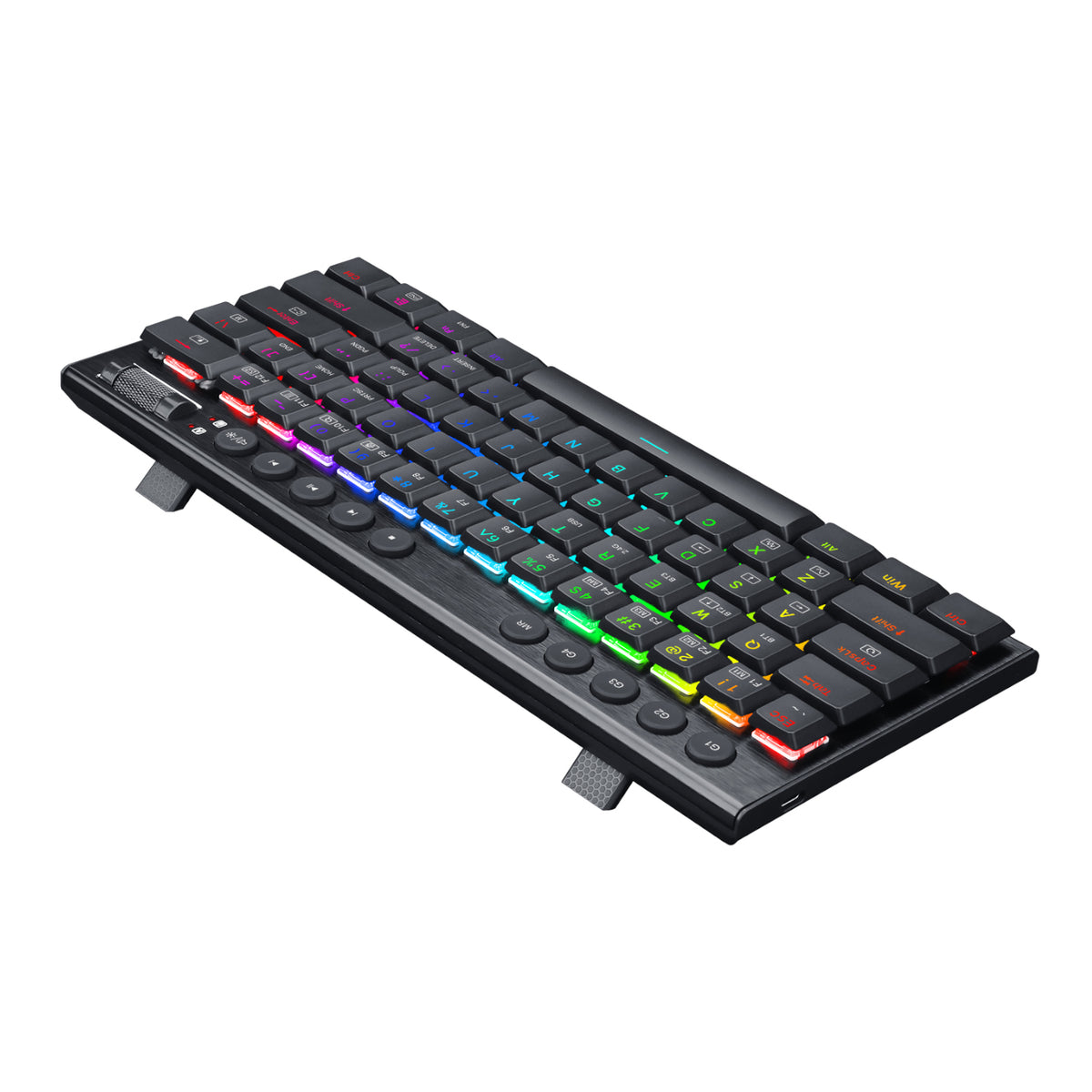 REDRAGON Horus Mini 61Key Red Switch RGB Low Profile Gaming Mechanical Keyboard - Black – image 5