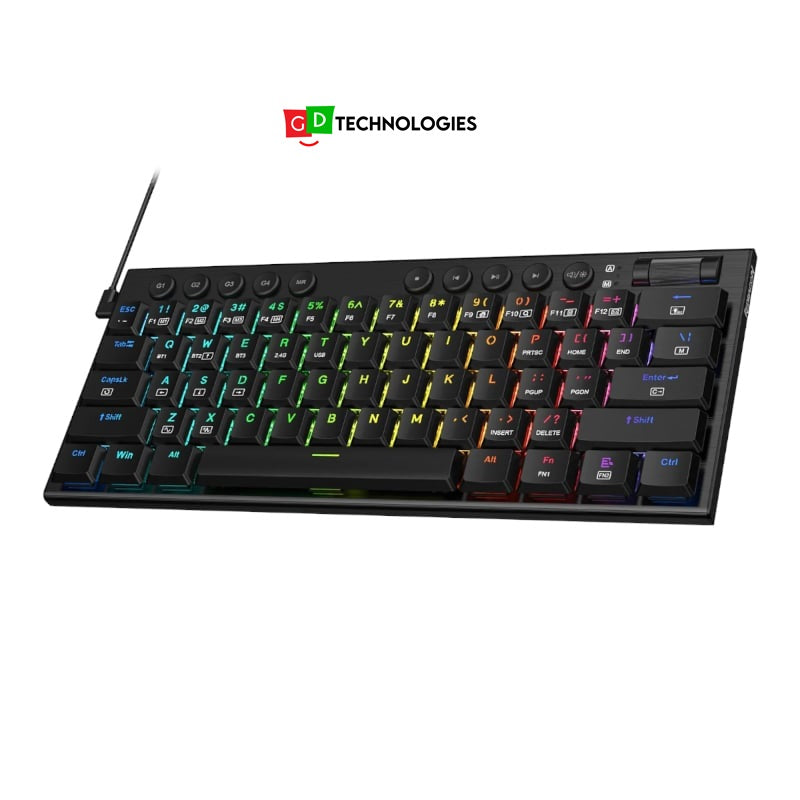 REDRAGON Noctis 61Key Red Switch RGB Low Profile Gaming Mechanical Keyboard