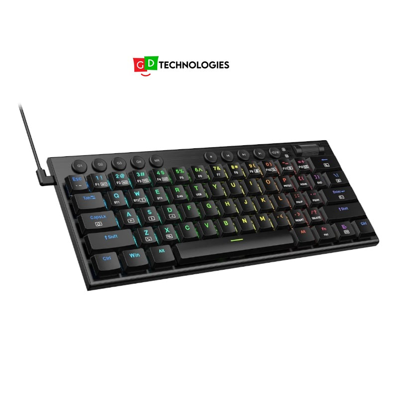 REDRAGON Noctis 61Key Red Switch RGB Low Profile Gaming Mechanical Keyboard
