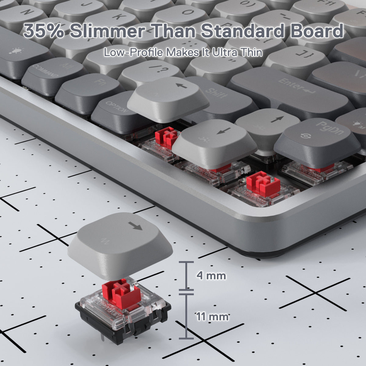 REDRAGON MECHANICAL AZURE Wireless Gaming Keyboard – image 6