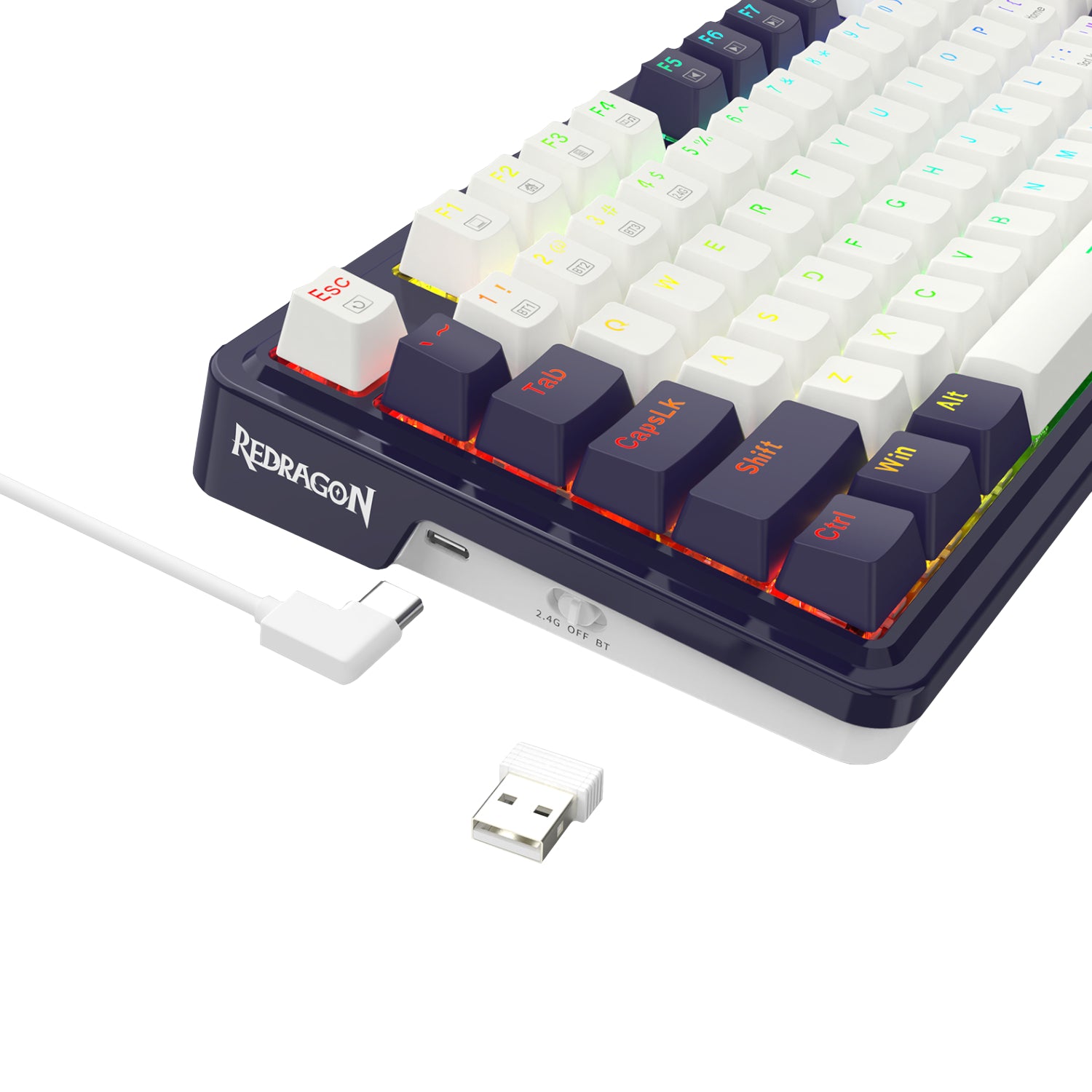 Redragon UCAL K673 PRO Mechanical Wireless Gaming Keyboard - Black – image 7
