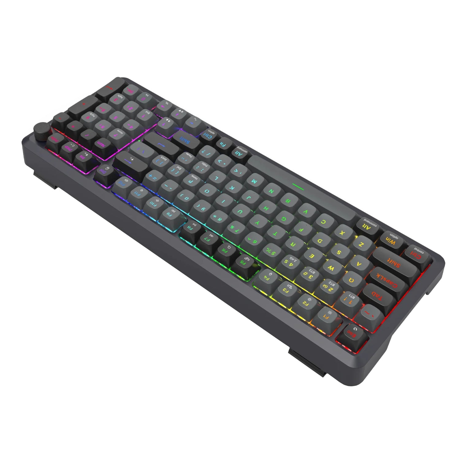 Redragon BRAGI PRO K688 98+1 Gasket Wireless Mechanical Keyboard (Triple Mode, RGB, Hot-Swappable, Cream Linear Switches) - image 5