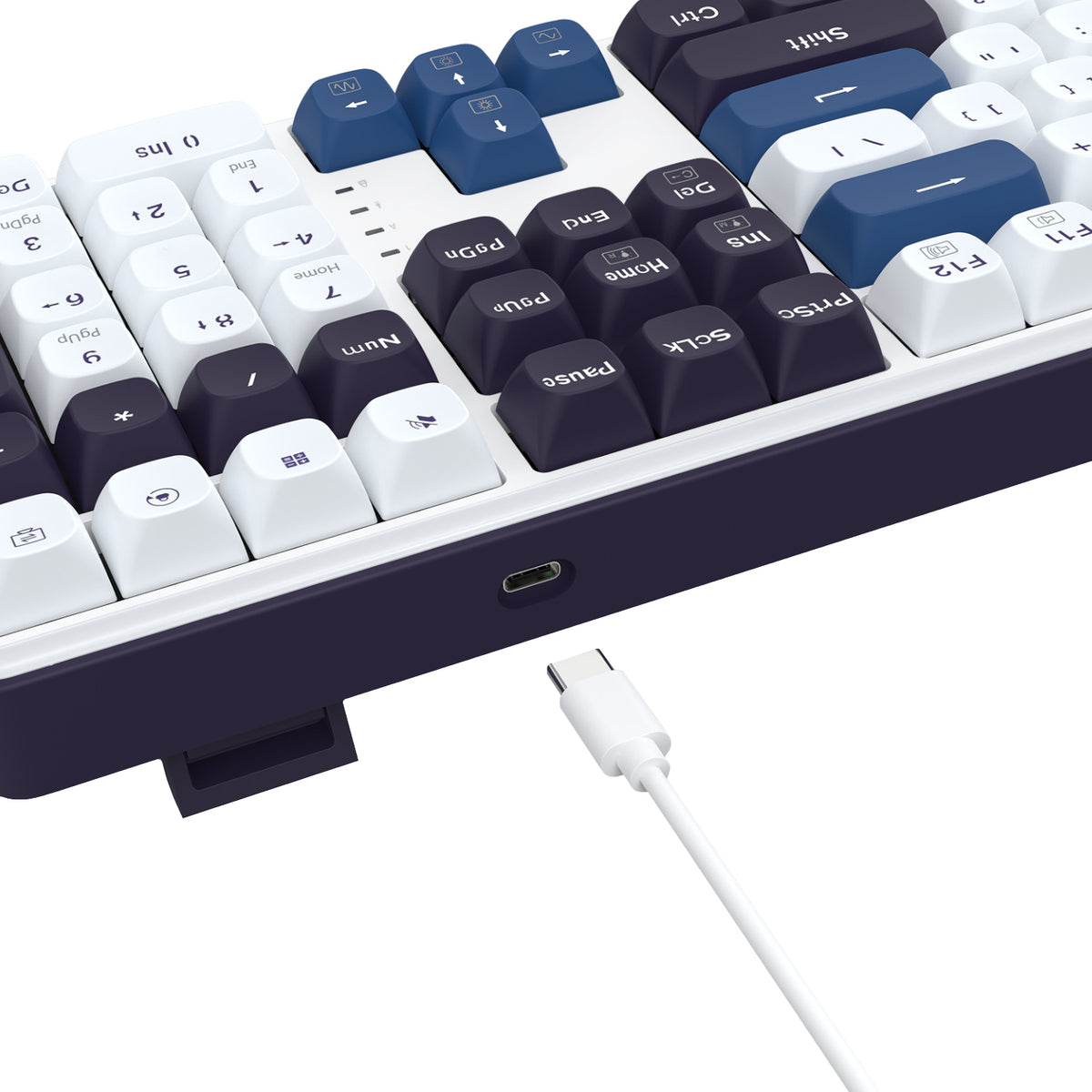 Redragon K689 WYVERN RGB Wired Mechanical Keyboard - White/Black – image 7