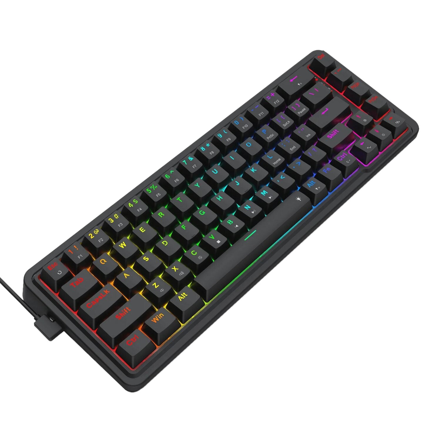 Redragon NOVA K709 65% Wired Gasket RGB Gaming Keyboard - Black - image 3
