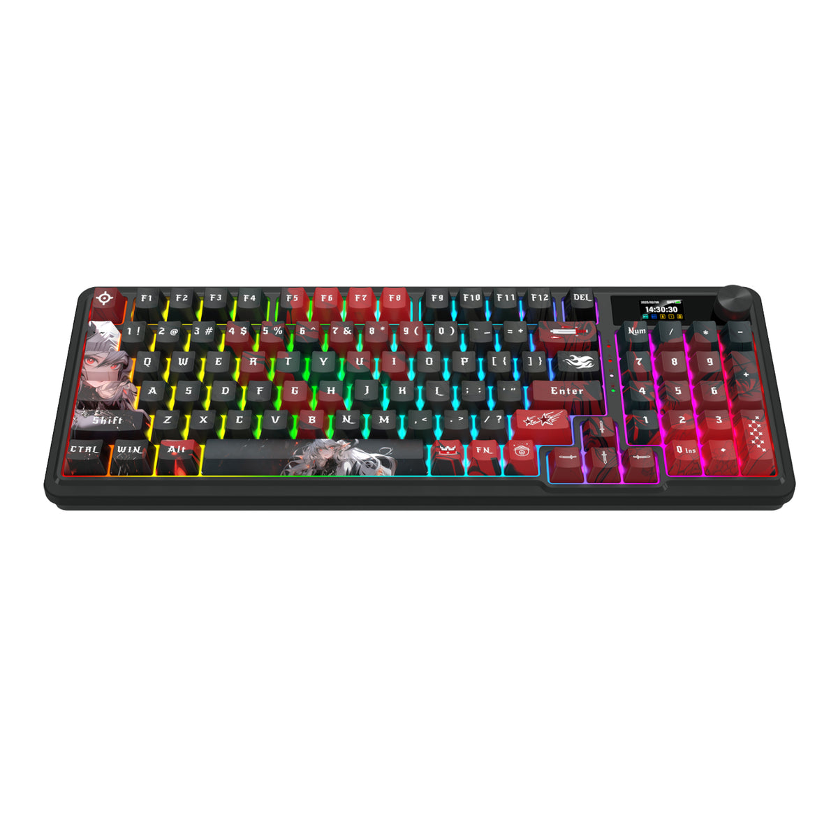 Redragon K719AK ARTEMIS PRO RGB Wireless LCD Mechanical Gaming Keyboard (Anime Edition) – image 3