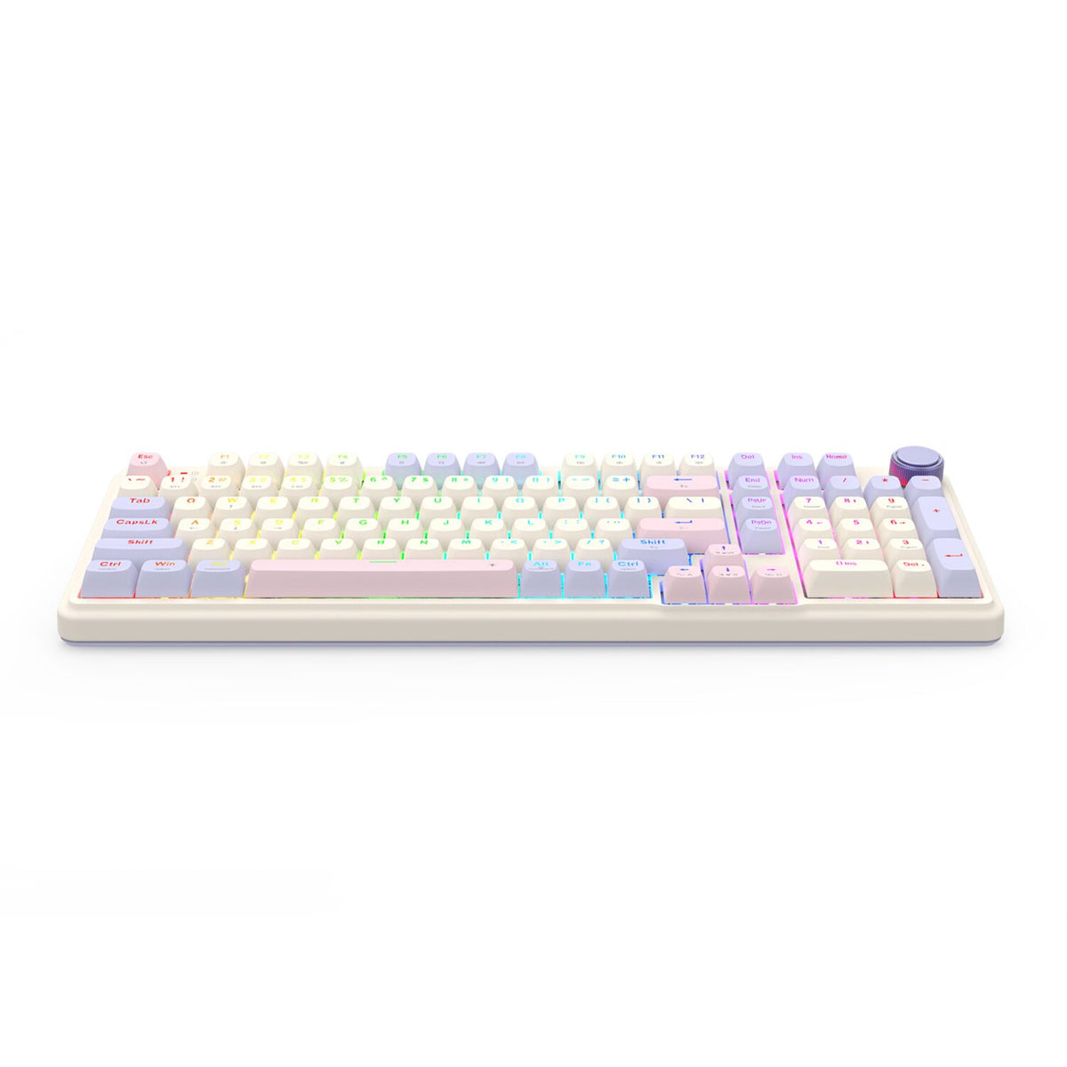 Redragon K768 EISA 100 RGB Wireless Gaming Keyboard - Lilac – image 3