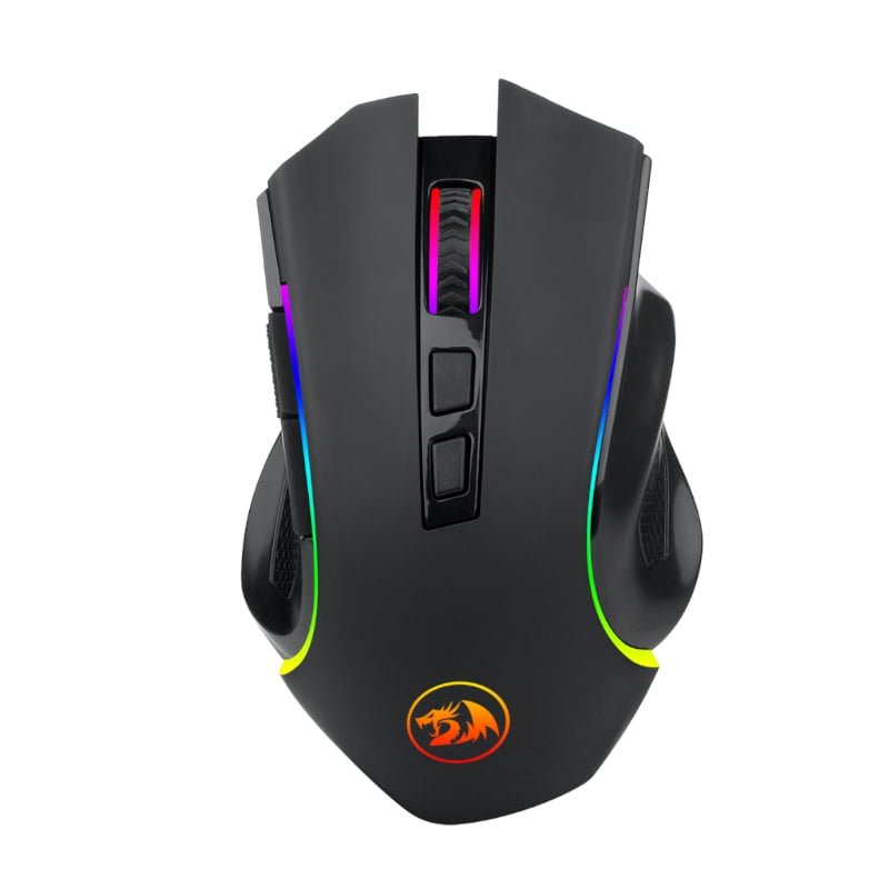 REDRAGON GRIFFIN ELITE 4000DPI RGB Wireless ERGO Gaming Mouse – Black