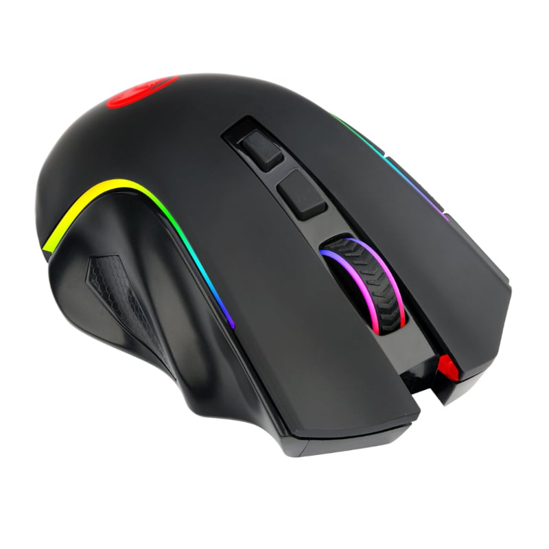 REDRAGON GRIFFIN ELITE 4000DPI RGB Wireless ERGO Gaming Mouse – Black