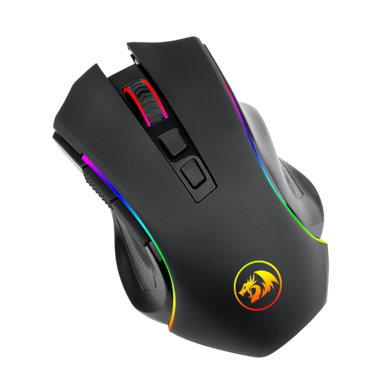 REDRAGON GRIFFIN ELITE 4000DPI RGB Wireless ERGO Gaming Mouse – Black