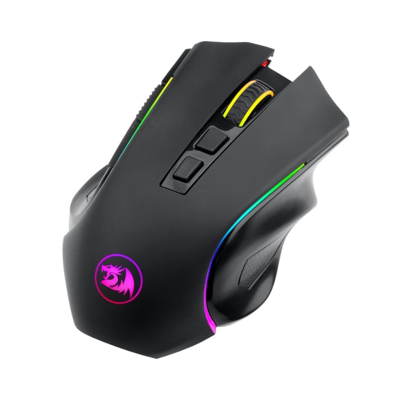 REDRAGON GRIFFIN ELITE 4000DPI RGB Wireless ERGO Gaming Mouse – Black