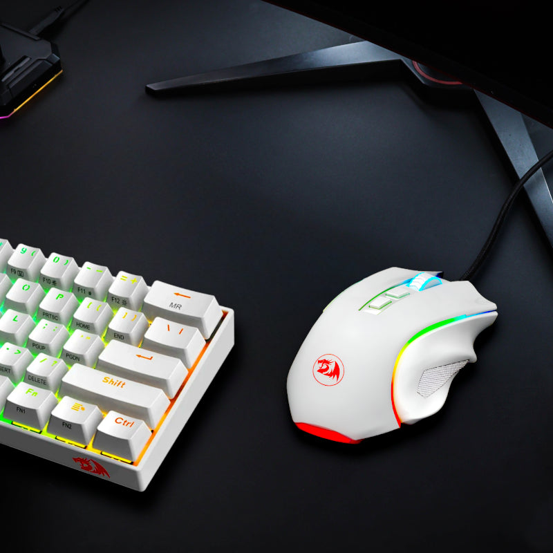 REDRAGON GRIFFIN 7200DPI Gaming Mouse - White – image 4