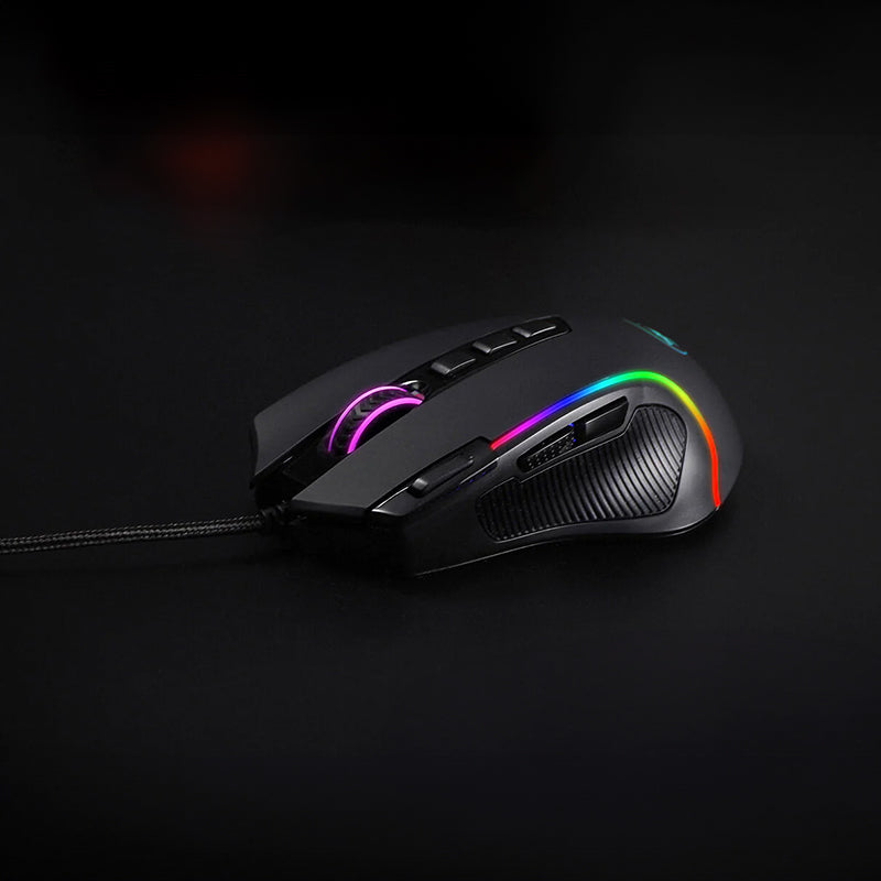 REDRAGON PREDATOR 4000DPI RGB Ergo Gaming Mouse - Black – image 5