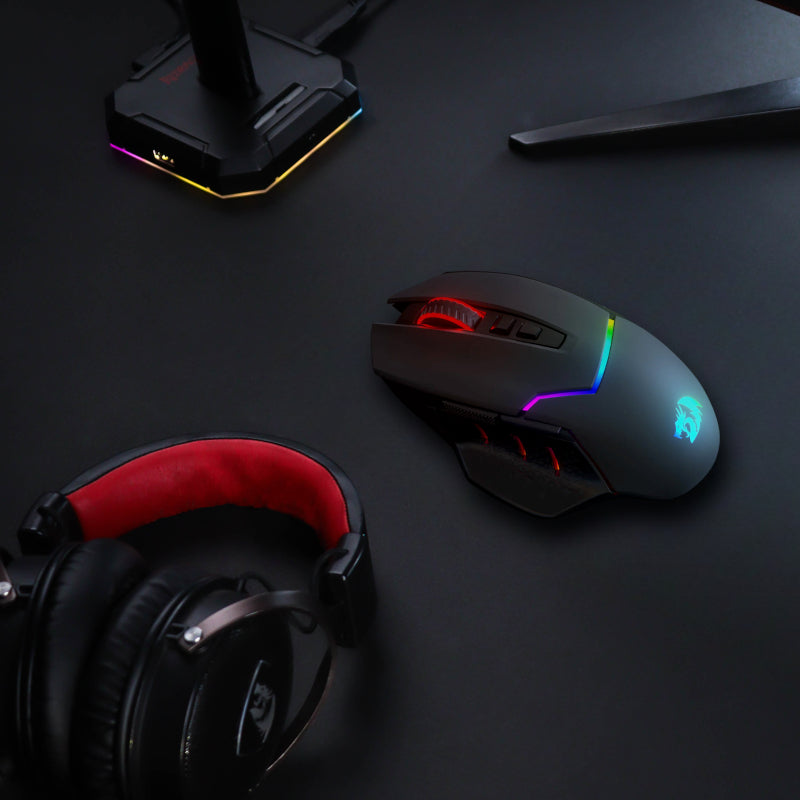 REDRAGON Mirage Pro 8000DPI RGB Wireless Gaming Mouse - Black – image 6