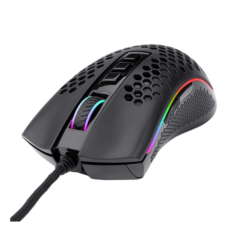 REDRAGON STORM 12400DPI 7 Buttons|Ergonomic Design|P3327 Optical Sensor|Lightweight Body|RGB Backlit gaming Mouse - Black – image 2