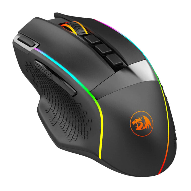 REDRAGON Enlightment 19000DPI RGB Wireless Gaming Mouse – Black