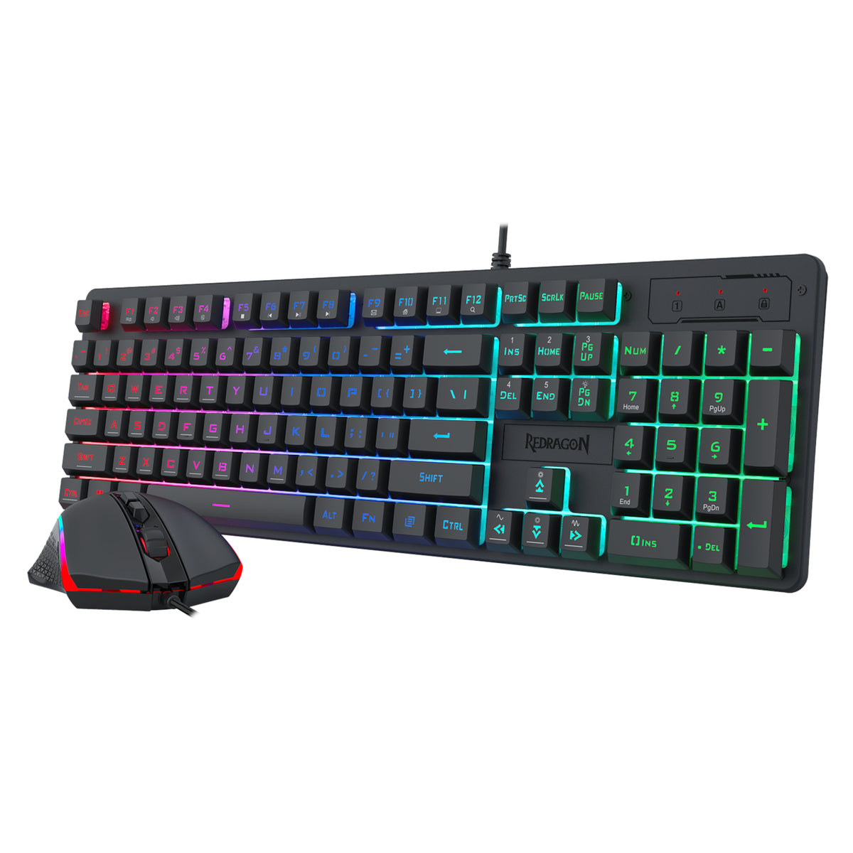 Redragon S107 RGB Gaming Essentials Wired Gaming Keyboard and Mouse Bundle – image 6