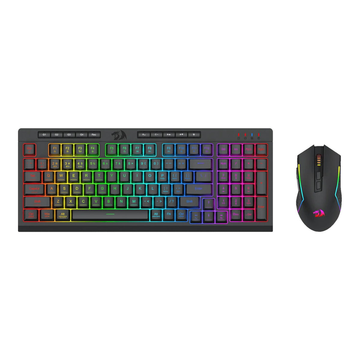 Redragon RYLO PRO S142 Tri-Mode RGB Gaming Keyboard and Mouse Combo – image 6
