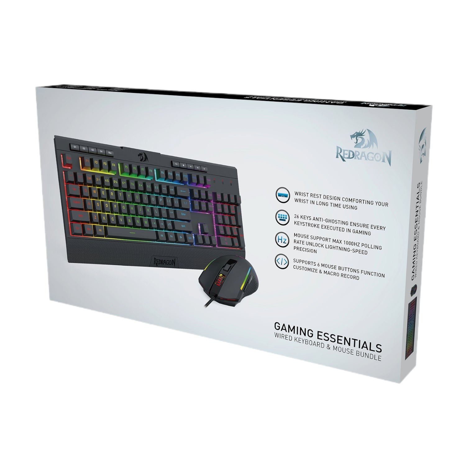 Redragon S151 Gaming Keyboard and Mouse Combo-Black – image 7