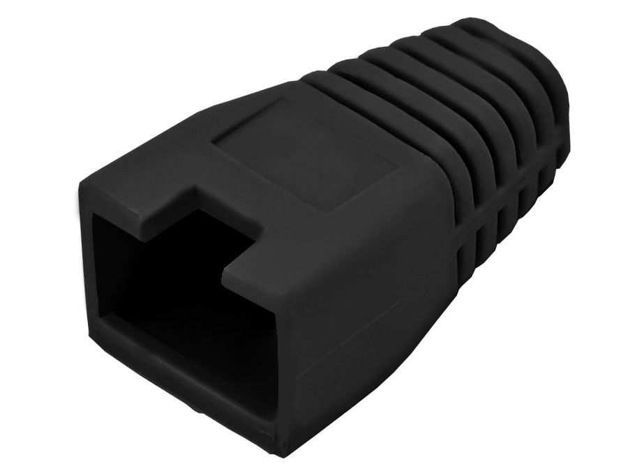 Linkbasic Black Boots RJ45