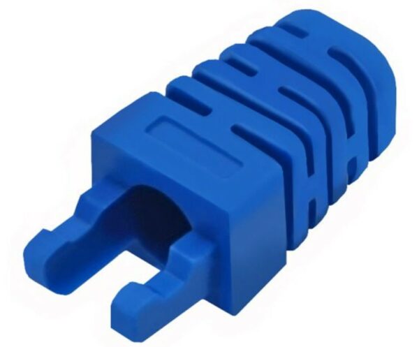 Linkbasic RJ45 Blue Crimp Boot (100 Pack)