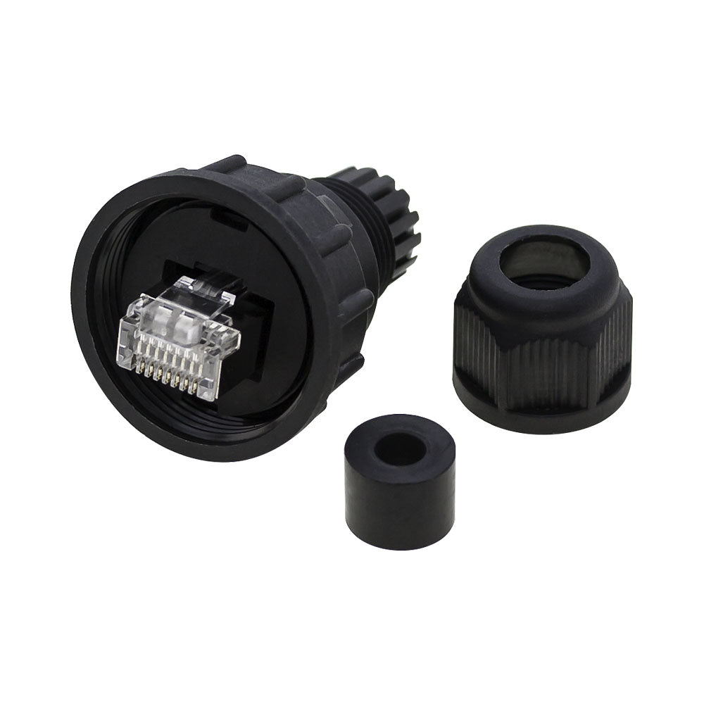 WATERPROOF RJ45 CONNECTOR D-SIZE INSTALLABLE PLUG