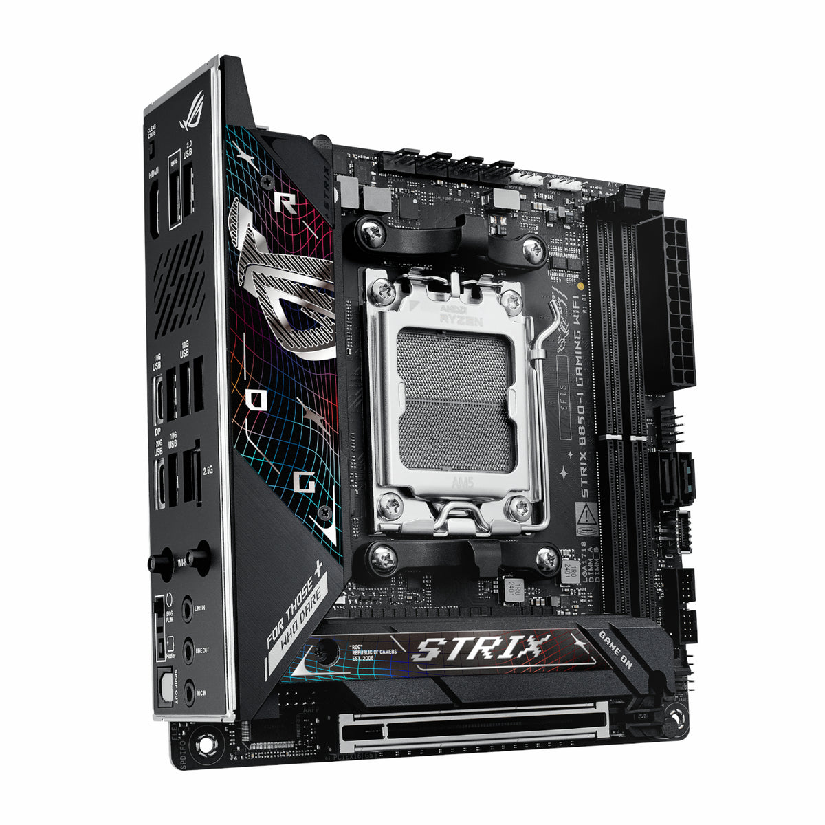 Asus ROG Strix B850-I Gaming WiFi AM5 Mini-ITX Gaming Motherboard – image 3