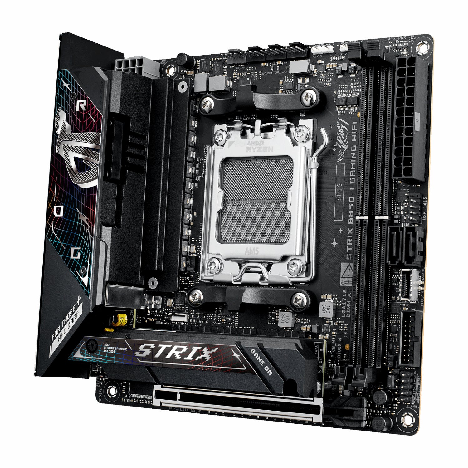 Asus ROG Strix B850-I Gaming WiFi AM5 Mini-ITX Gaming Motherboard - image 4