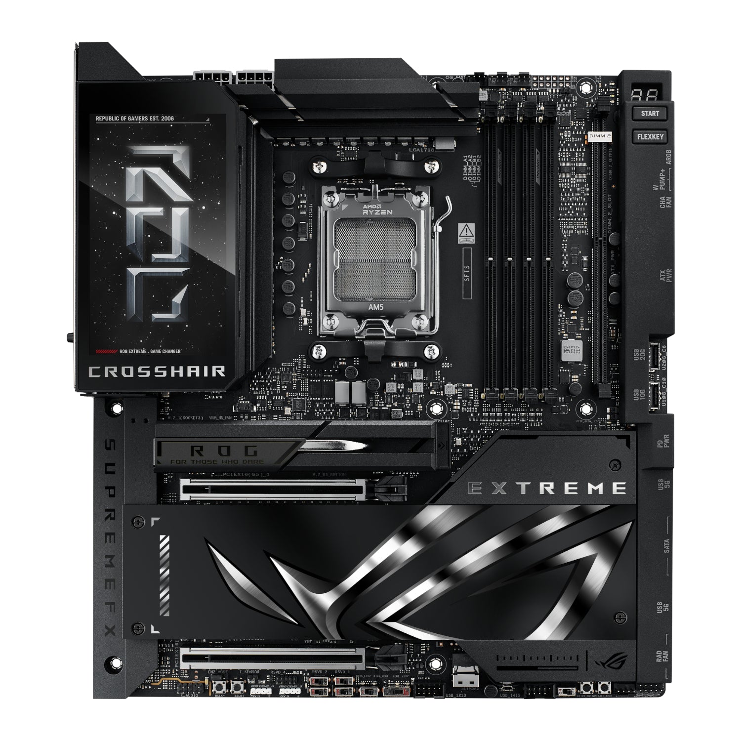 Asus ROG Crosshair X870E EXTREME AM5 E-ATX Gaming Motherboard – image 2