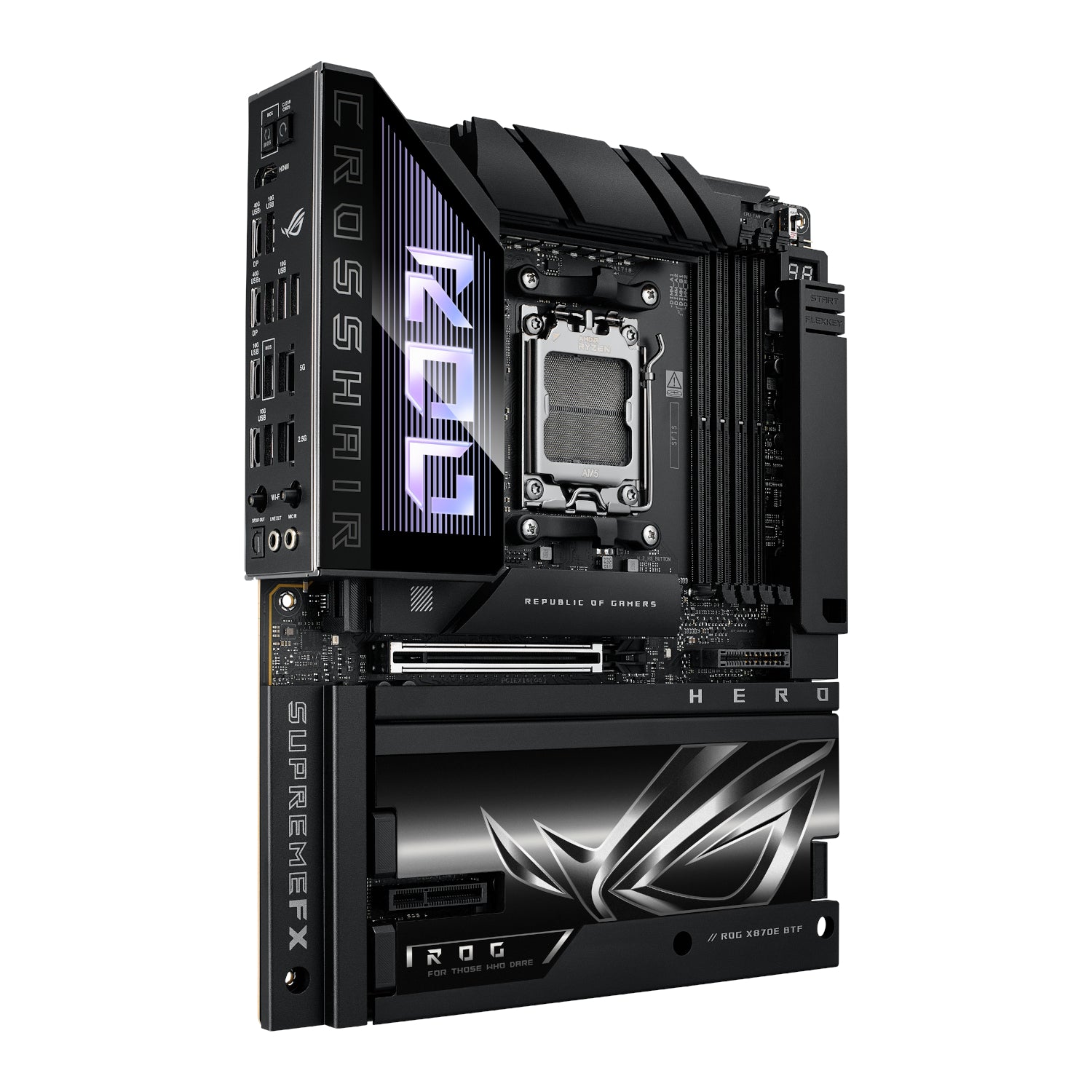 ASUS ROG CROSSHAIR X870E HERO BTF AMD AM5 ATX Gaming Motherboard – image 3