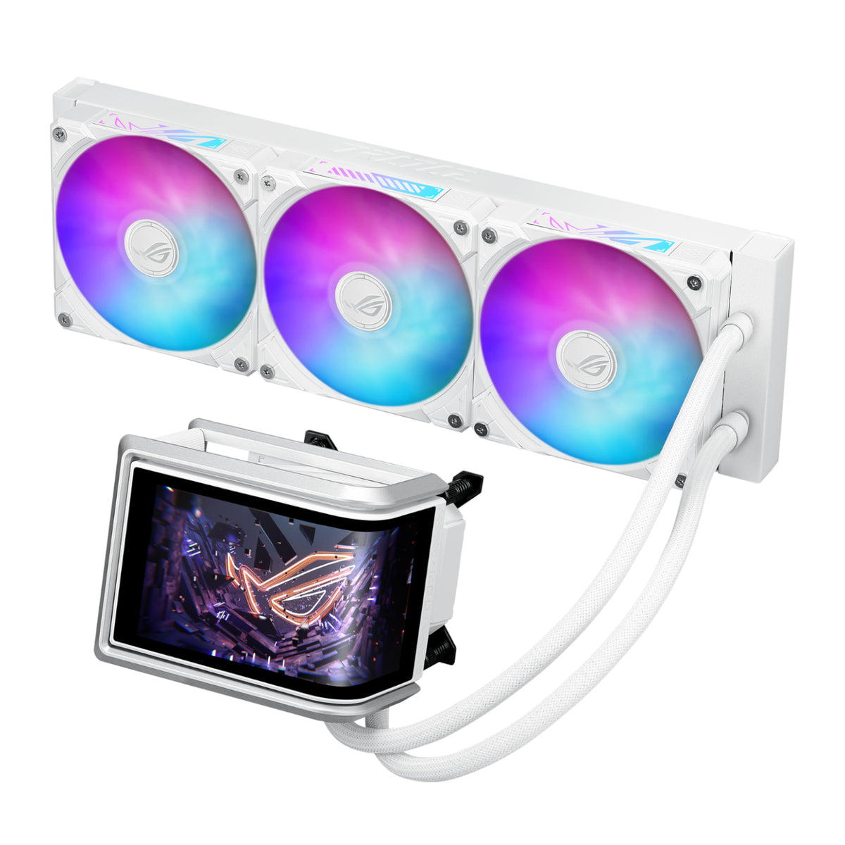 ASUS ROG RYUO IV 360 ARGB Liquid CPU Cooler White Edition – image 2