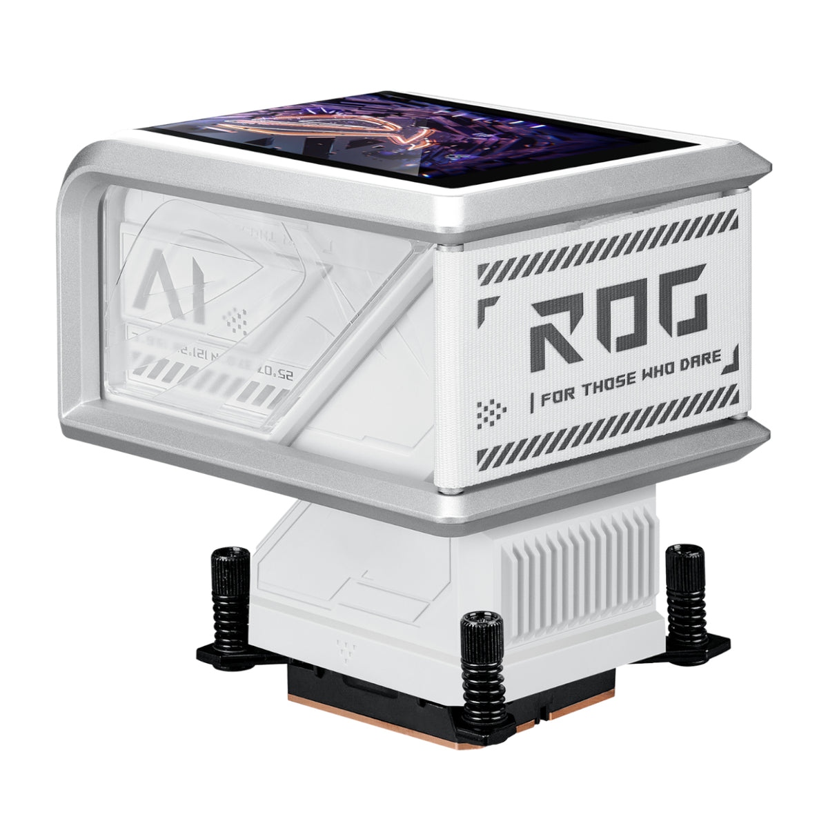 ASUS ROG RYUO IV 360 ARGB Liquid CPU Cooler White Edition – image 5