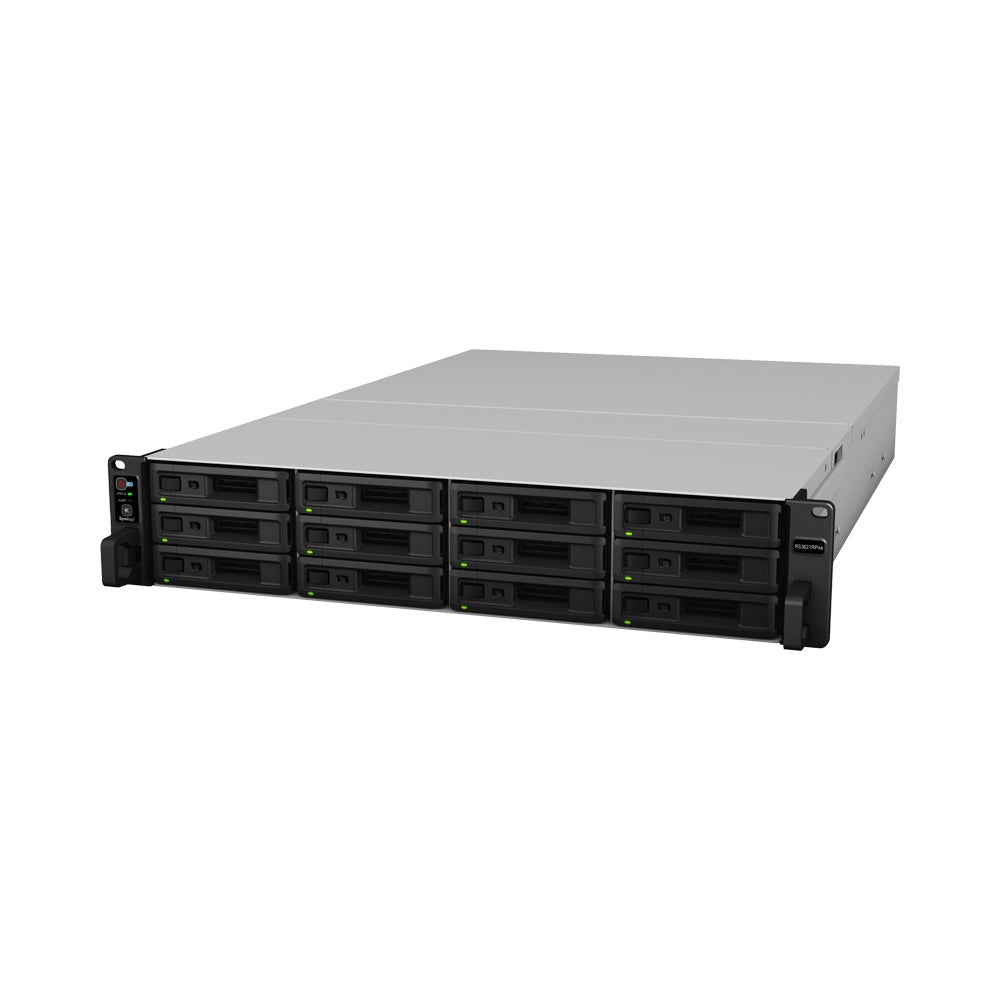 SYNOLOGY RACKSTATION RS3621RPXS 12-BAY 2U RACKMOUNT NAS WITH REDUNDANT POWER - INTEL XEON D-1531 2.2GHZ 6-CORE CPU, 8GB ECC RAM, DISKLESS