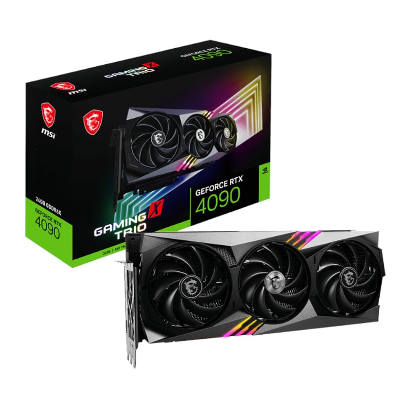 MSI Nvidia GeForce RTX 4090 Gaming Trio 24G GDDR6X 384-BIT Graphics Card