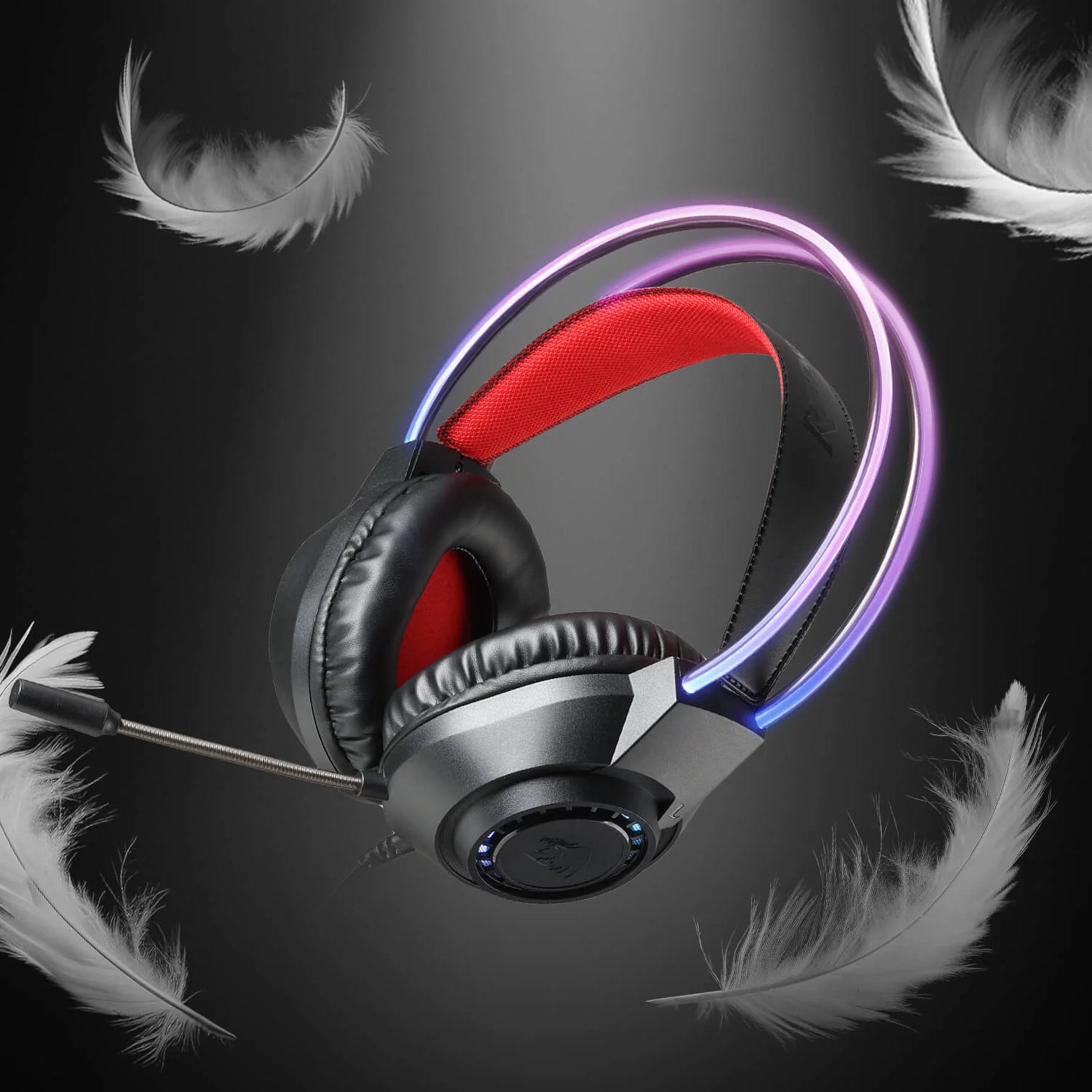 Redragon SCREAM Over-Ear RGB Gaming Headset - Black – image 5