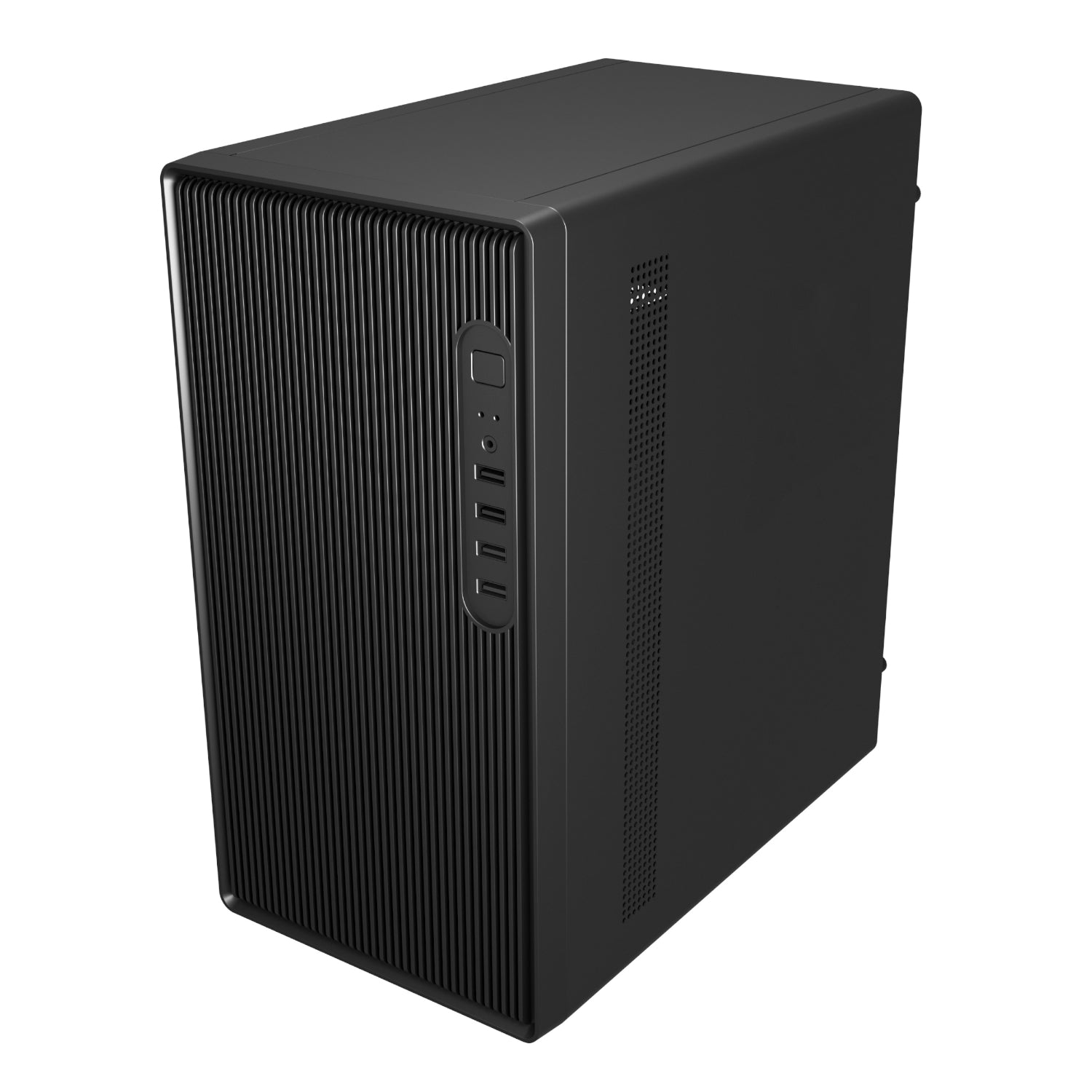 FSP S120 M-ATX Mid Tower Desktop Chassis - Black – image 2