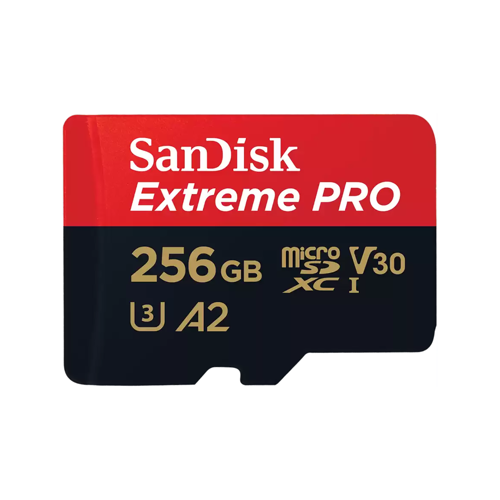 Sandisk Extreme Pro 256GB 4K Video MicroSDXC Card with Adapter