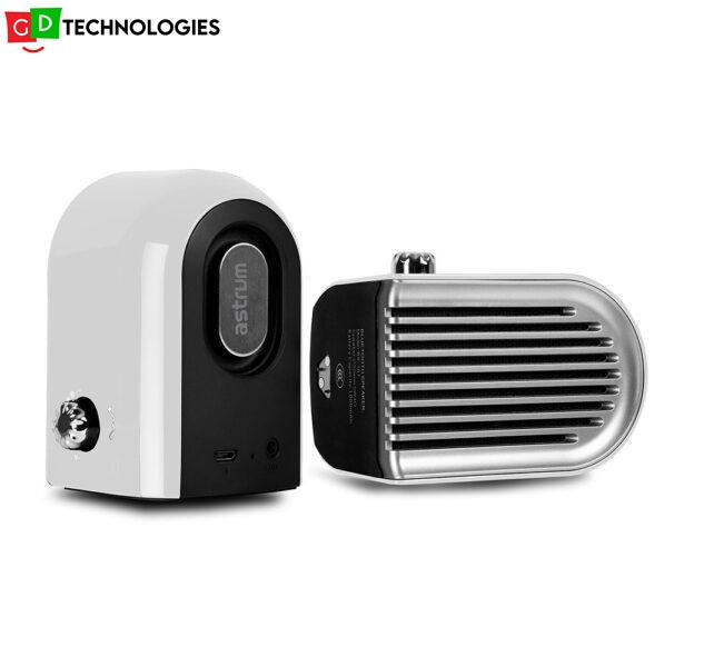 TWS True Wireless Classic Retro Speakers – White