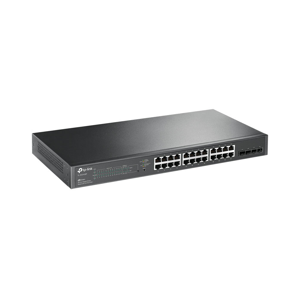 TP-LINK 24-PORT GBE POE+, 4SFP OMADA CLOUD SWITCH